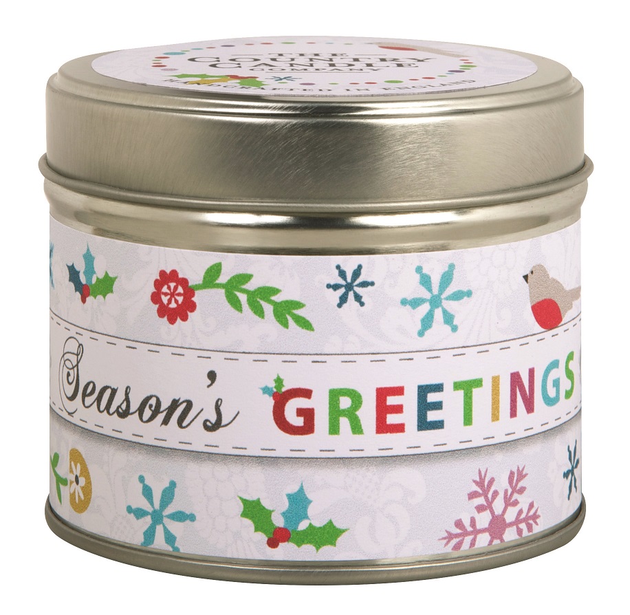 Buy Seasons Greetings Scented Candle In A Tin